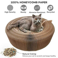 Organic Cat Scratcher with play Ball - Patpals