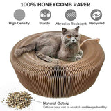 Organic Cat Scratcher with play Ball - Patpals